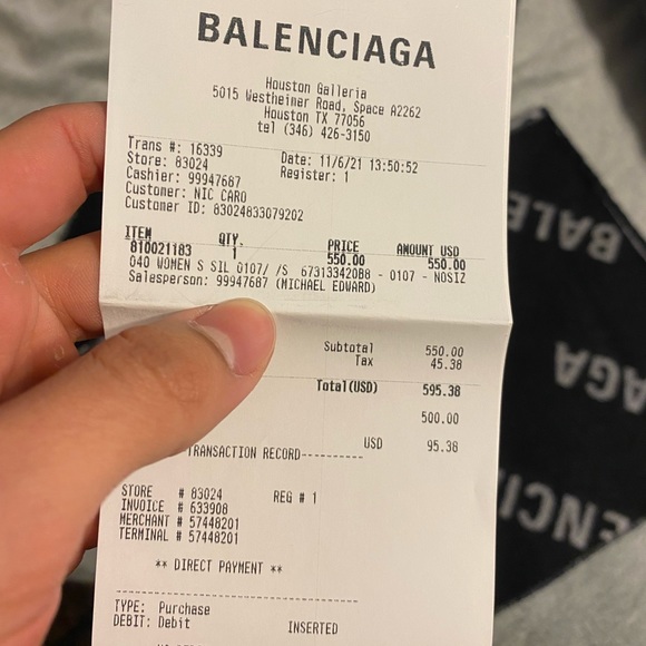 Balenciaga Scarf - Picture 1 of 3